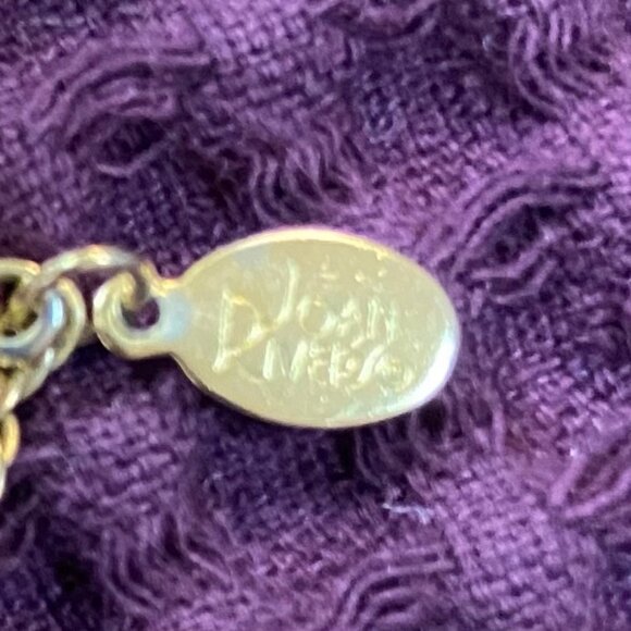 Vintage Joan Rivers Gold-Tone Hen in a Basket Pendant Necklace With Pearl & Ruby - Picture 5 of 6